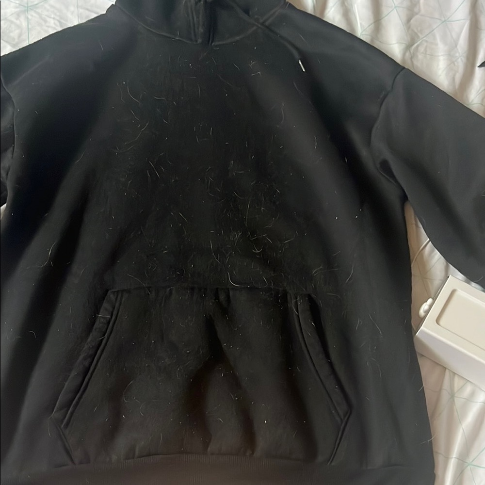 Black Hoodie with Front Pocket